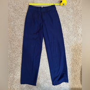 Uniqlo Navy Blue Cotton Chino Trousers (Ines de la Fressange) -XS NWOT